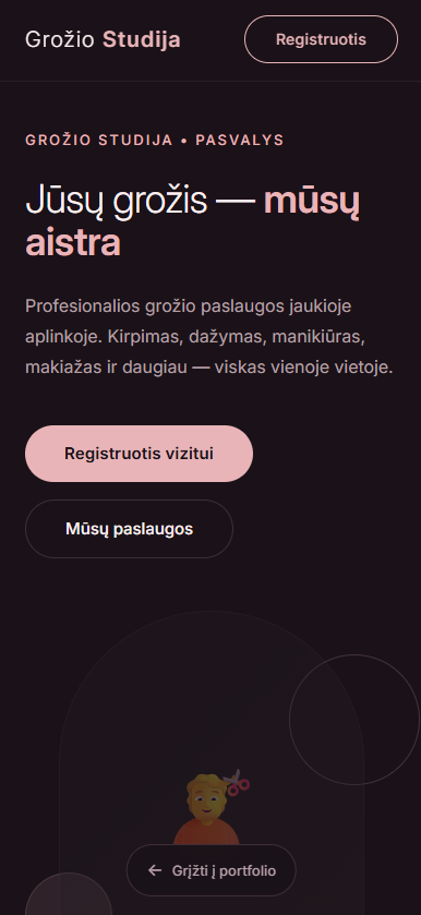 Grožio Studija mobile